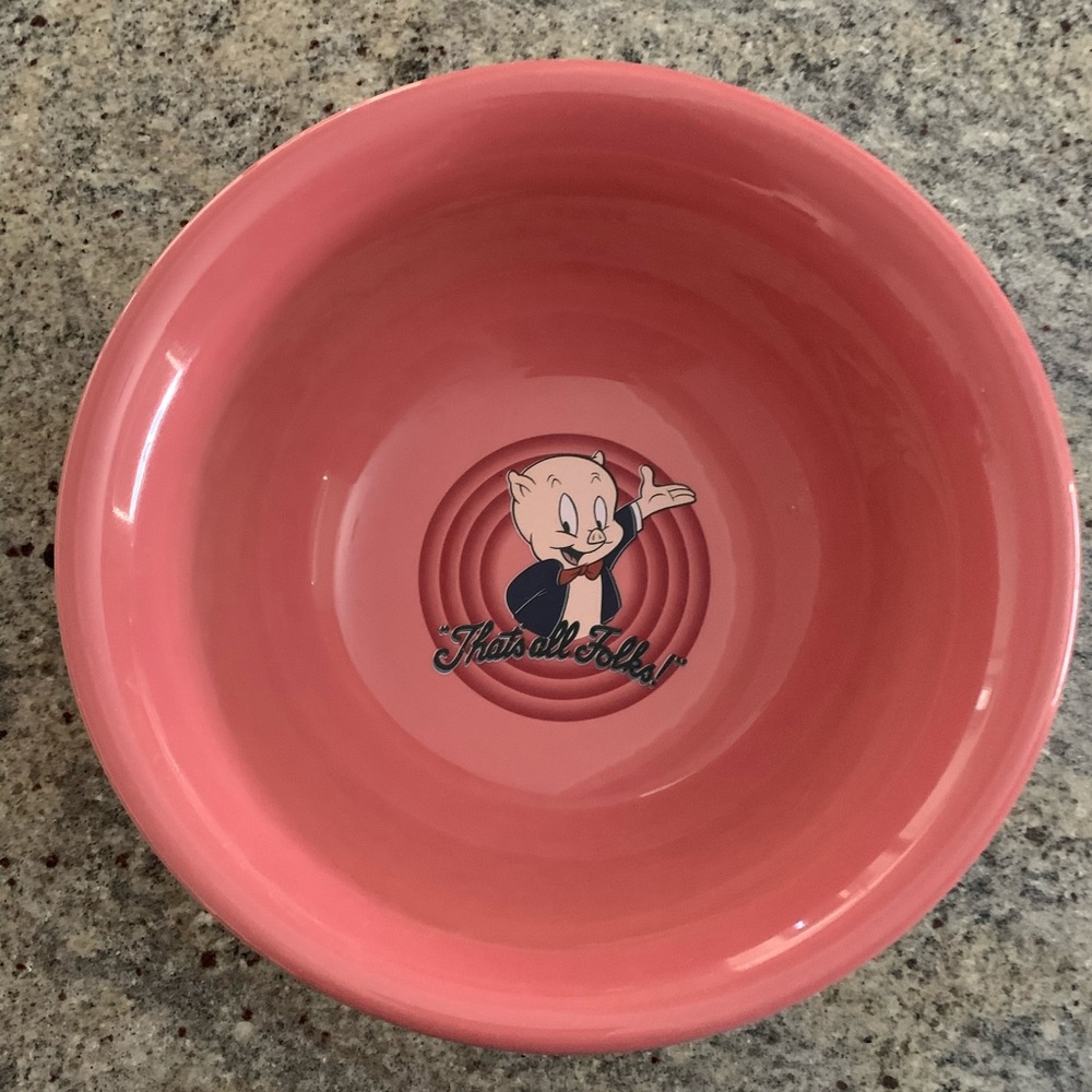 FIESTA SERVING BOWL PORKY PIG 9.5 ” Warner Bros.